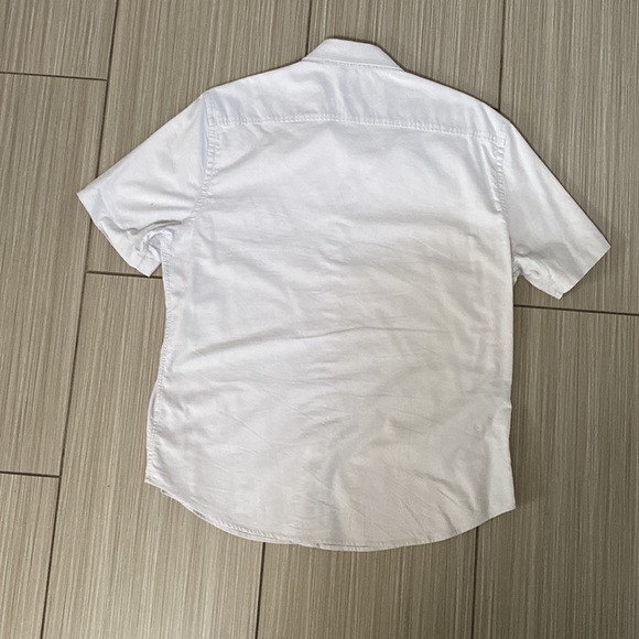 Black Brown 1826 Slim fit short sleeve button up - Picture 3 of 3